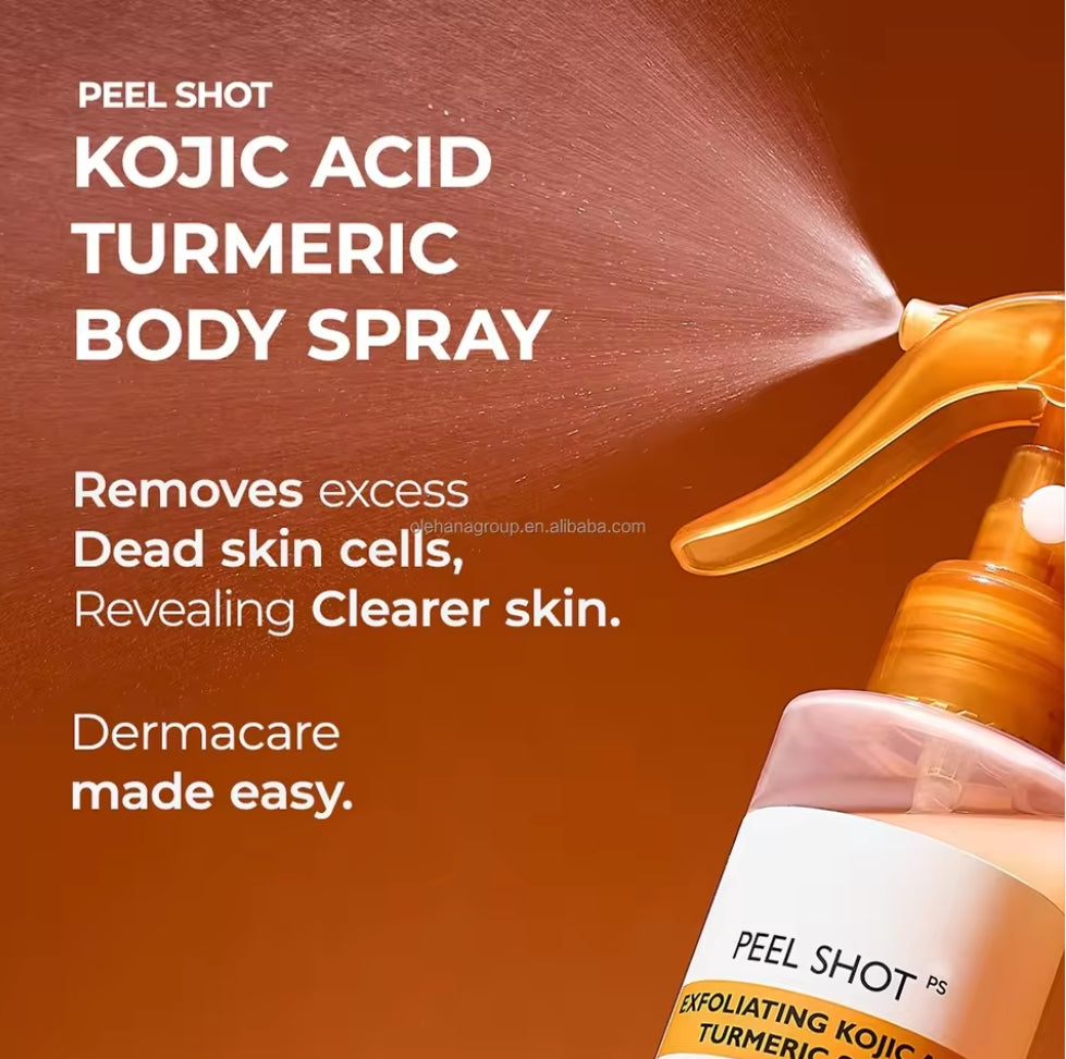 Solivène™ Peel Shot Keratin Care Kojic Acid Turmeric Spray